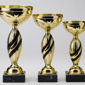 Copa Metálica Oro con Negro ECL2019/44